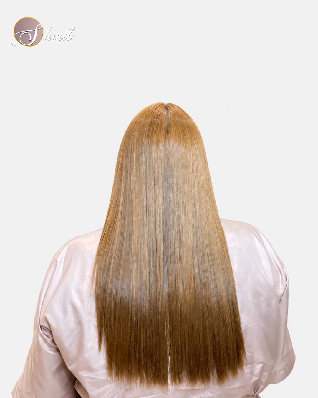 Alisado y brillo para cabello largo